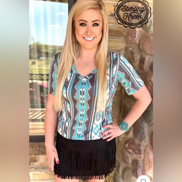 Fort Worth Fringe Skirt - Black - Picture 5 of 7